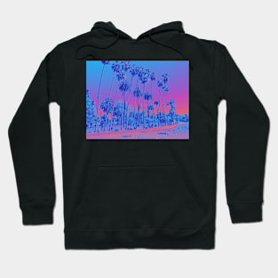 Cali in Vaporwave Hoodie